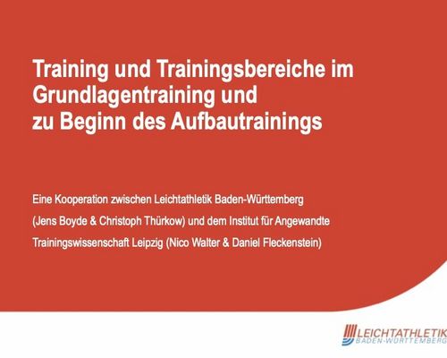 Lauf-Training in der U14 & U16