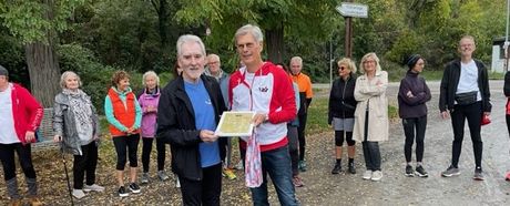 Ehrung Otto Breisch – Lauftreff Markgröningen