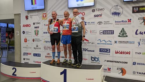 Wolfgang Lenz gewinnt Bronze bei der Senioren-Hallen EM in Polen