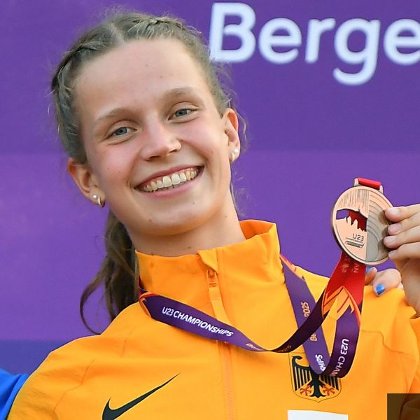 Adia Budde (LAV Stadtwerke Tübingen) gewinnt Bronze