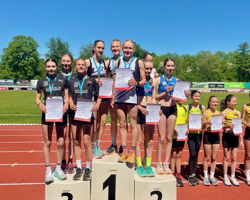 3x800 m Staffel des VfL Waiblingen mit Kreisrekord