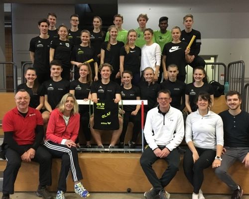 400m/400m Hürden Landeskader im Neujahr-Trainingslager in Saarbrücken