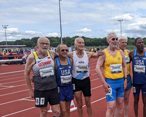 Wolfgang Lenz mit württ. Rekord über die 800 m bei der WM-Masters in Göteborg